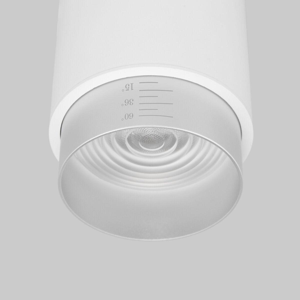 фото накладной светодиодный светильник elektrostandard 25032/led белый/серебро a062387 | 220svet.ru