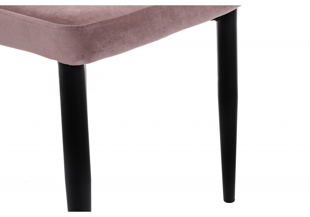 фото стул на металлокаркасе woodville kora light purple / black 15094 | 220svet.ru