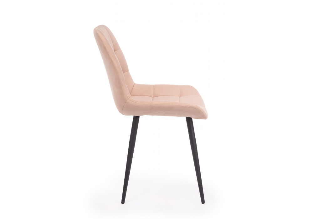 фото стул вращающийся на металлокаркасе woodville челси 360 к бежевый (zd 210) / черный 632480 | 220svet.ru