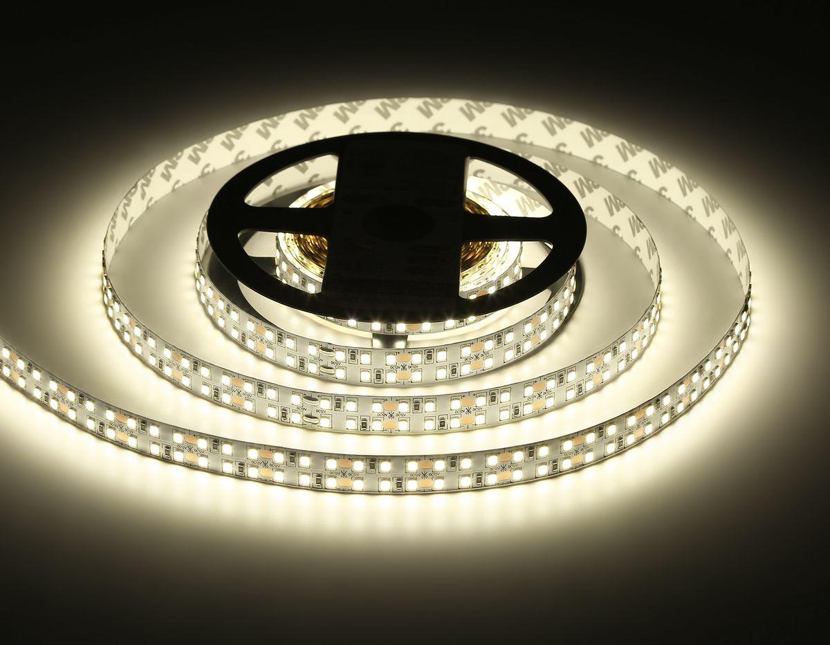 фото светодиодная лента дневной белый  ambrella light 19,2w/m 240led/m 2835smd 4500к 5m gs1602 | 220svet.ru