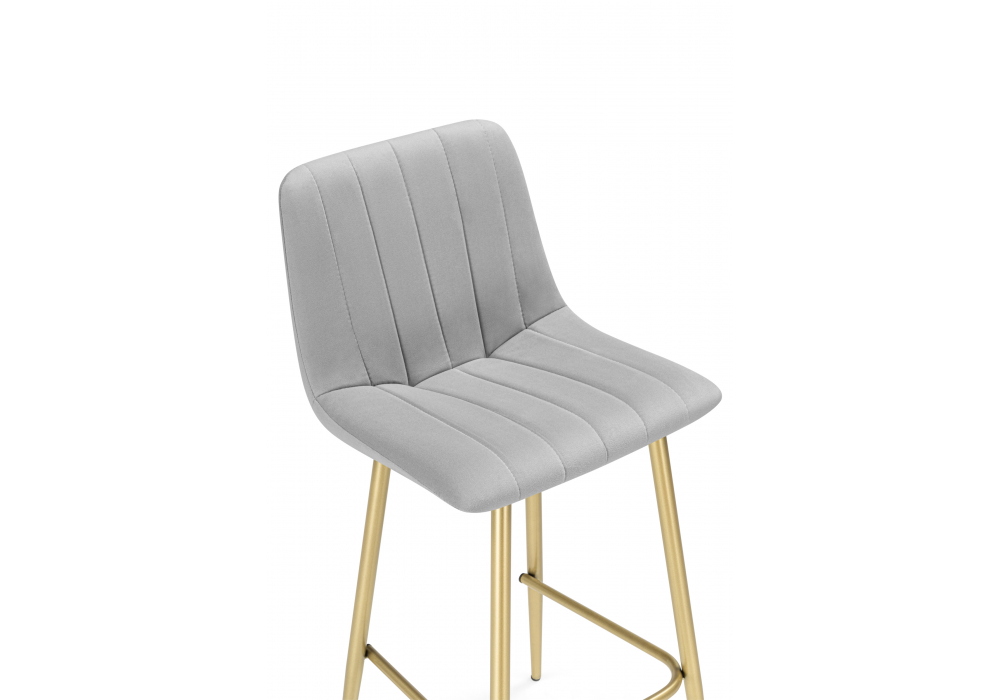фото барный стул woodville дани мини светло-серый (zd 960) / золотой np 632308 | 220svet.ru