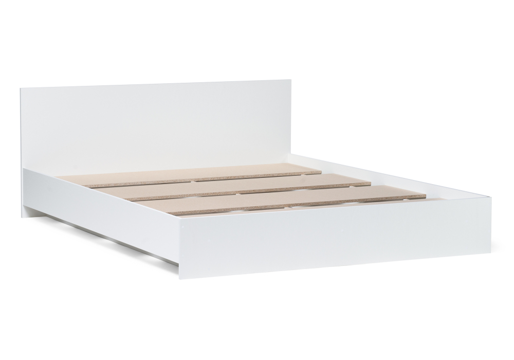 фото кровать woodville адайн 160х200 белое дерево / белое дерево 507382 | 220svet.ru