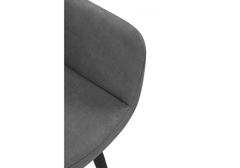 фото стул на металлокаркасе woodville флюид темно-серый (zd 995) / черный 642957 | 220svet.ru