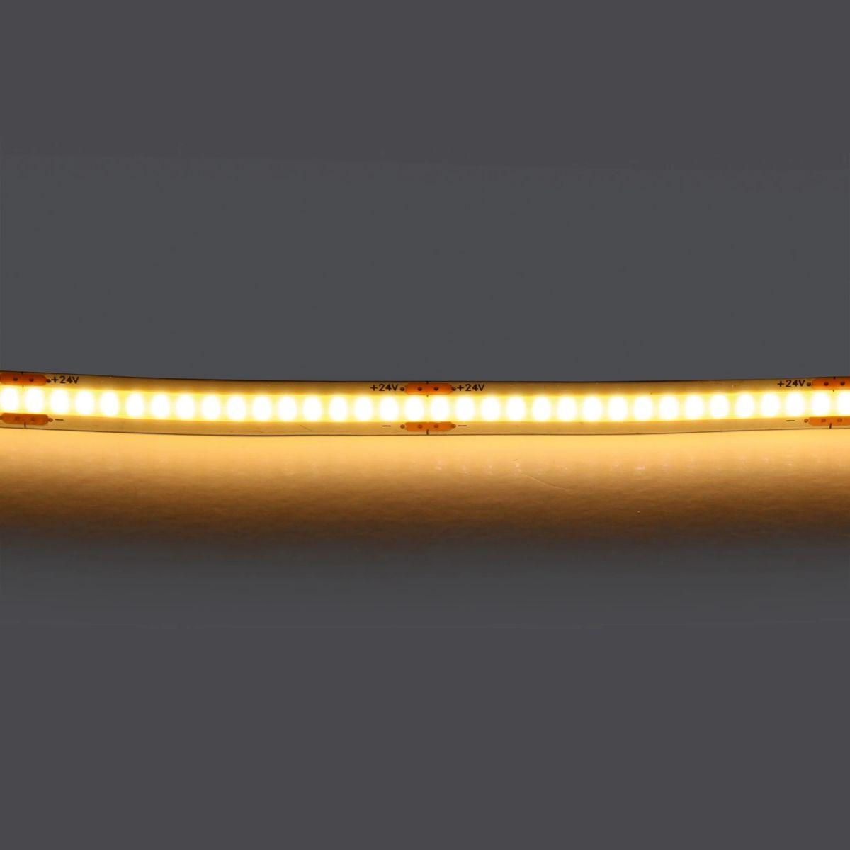 фото светодиодная лента cob теплый белый lightstar 11w/m 320led/m 5m 420833 | 220svet.ru