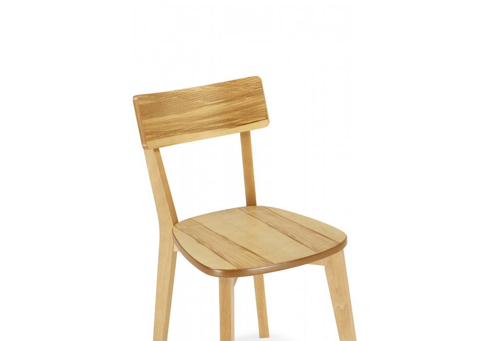 фото стул деревянный woodville линда жесткое сидение дуб / вивид дуб 639335 | 220svet.ru