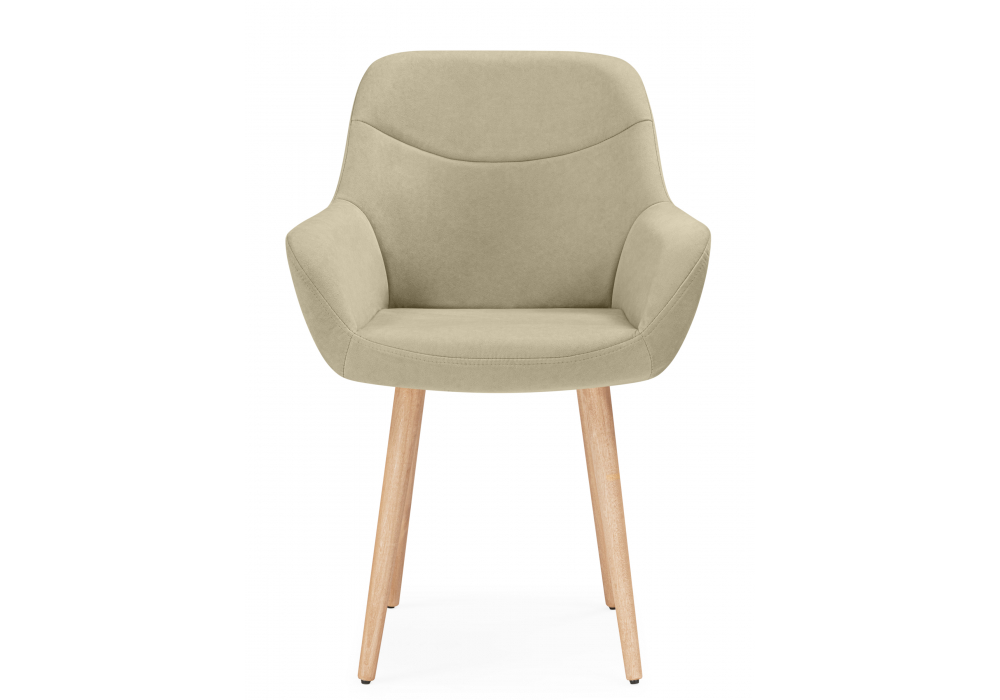 фото стул деревянный woodville флюид бежевый (zd 210) / светлое дерево 642968 | 220svet.ru