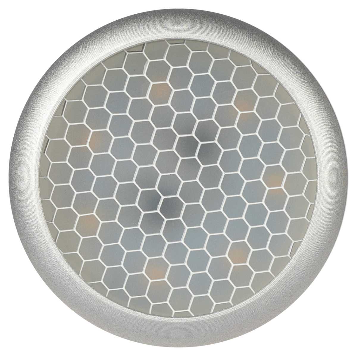 фото светильник встраиваемый алюминиевый эра kl106 wh/sl под лампу mr16 gu10 белый/серебро матовый б0061634 | 220svet.ru