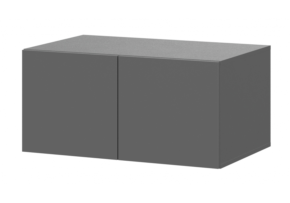 фото шкаф комплектация 1 woodville даиго с антресолью графит серый 676148 | 220svet.ru