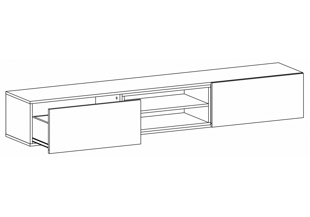 фото гостиная комплектация 1 woodville лонгфорд белый / бетон светлый 563531 | 220svet.ru