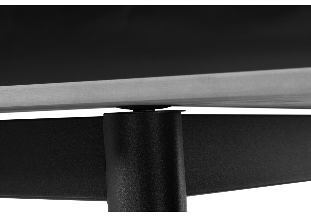 фото керамический стол woodville rion 120 черный мрамор / черный 15908 | 220svet.ru