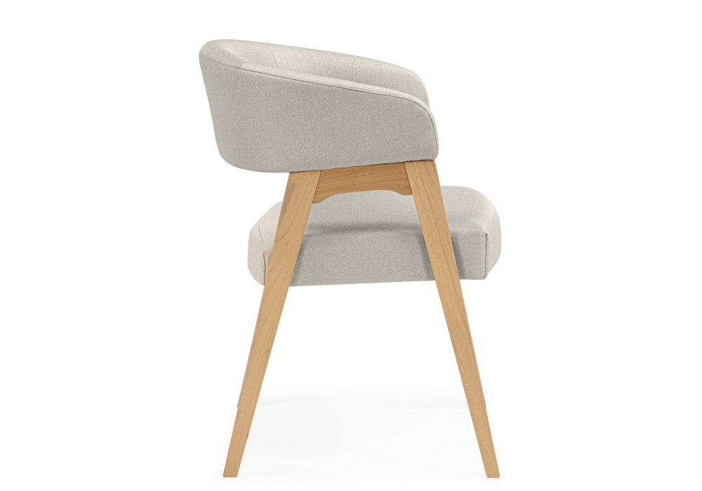 фото стул деревянный woodville невада 1 натуральное дерево / ткань 135 664665 | 220svet.ru