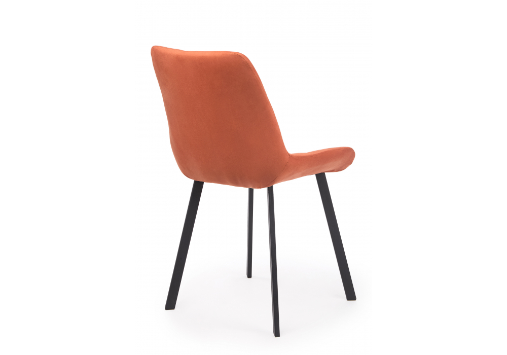 фото стул на металлокаркасе woodville челси п терракотовый (zd 432) / черный np 632519 | 220svet.ru