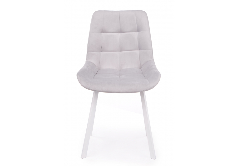 фото стул на металлокаркасе woodville челси п светло-серый (zd 960) / белый np 632444 | 220svet.ru