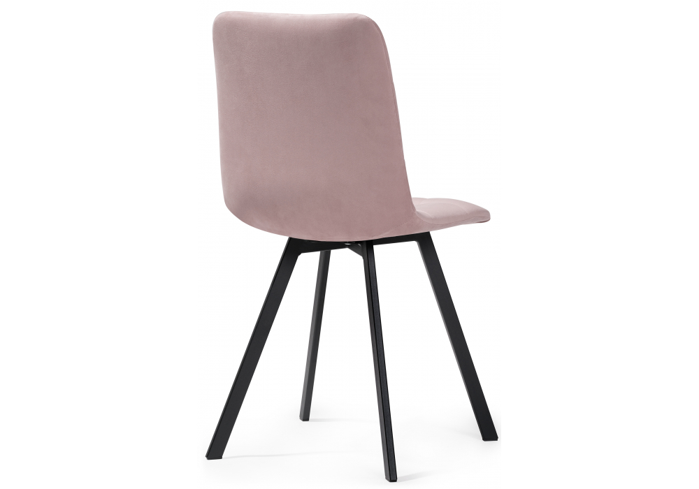 фото стул на металлокаркасе woodville чилли розовый / черный 489716 | 220svet.ru