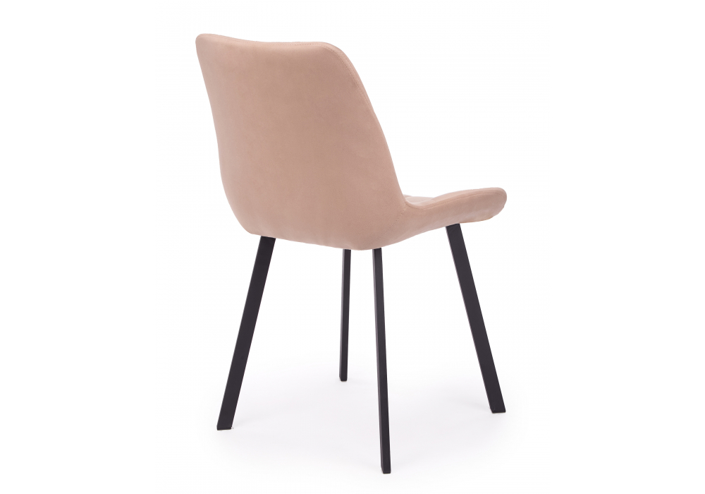 фото стул на металлокаркасе woodville челси п бежевый (zd 210) / черный np 632471 | 220svet.ru