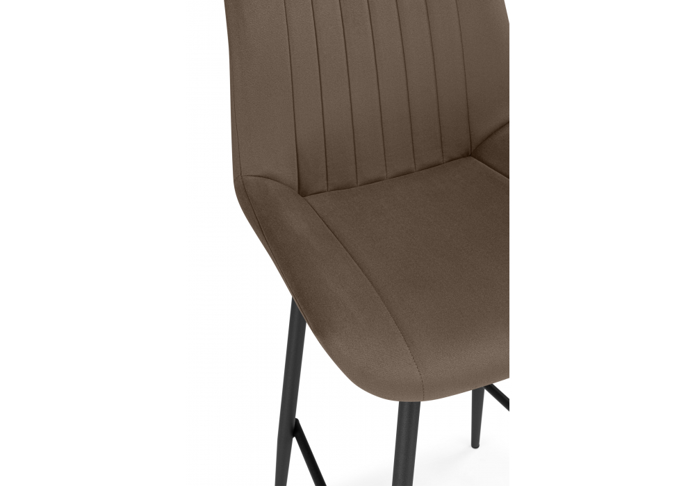 фото барный стул поворотный woodville седа 360 коричневый (zd 233) / черный np 632624 | 220svet.ru