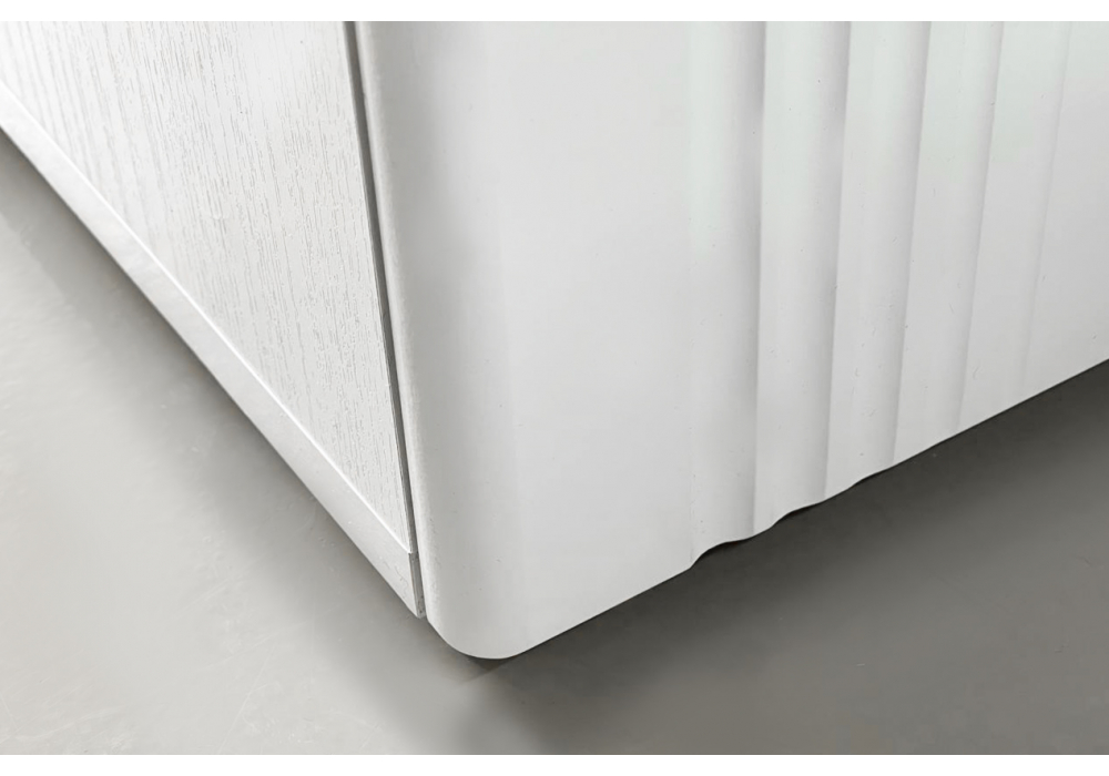 фото шкаф woodville ева 100.01 белый матовый 589706 | 220svet.ru