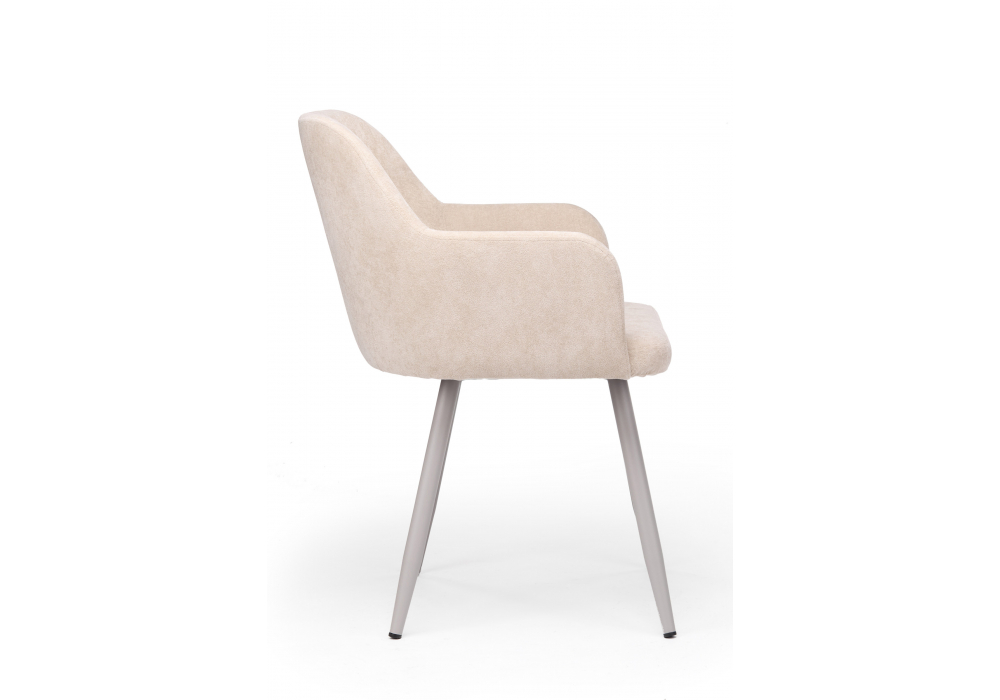 фото стул на металлокаркасе woodville инфини латте (ocean 003) / серый 631766 | 220svet.ru