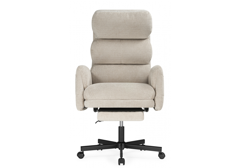 фото офисное кресло woodville restore бежевый / черный 15946 | 220svet.ru