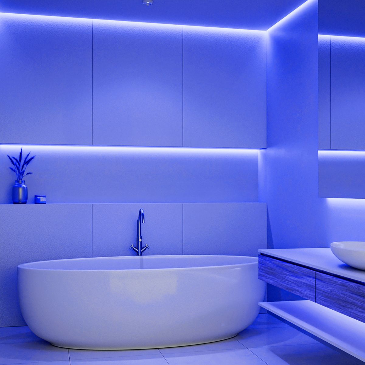 фото светодиодный неон apeyron 10w/m 120led/m 2835smd синий 5m 17-303 | 220svet.ru