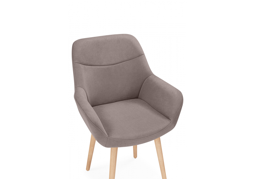 фото стул деревянный поворотный woodville флюид 360 латте (zd 290) / светлое дерево 642983 | 220svet.ru