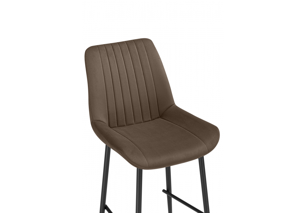 фото барный стул woodville седа коричневый / черный 632623 | 220svet.ru