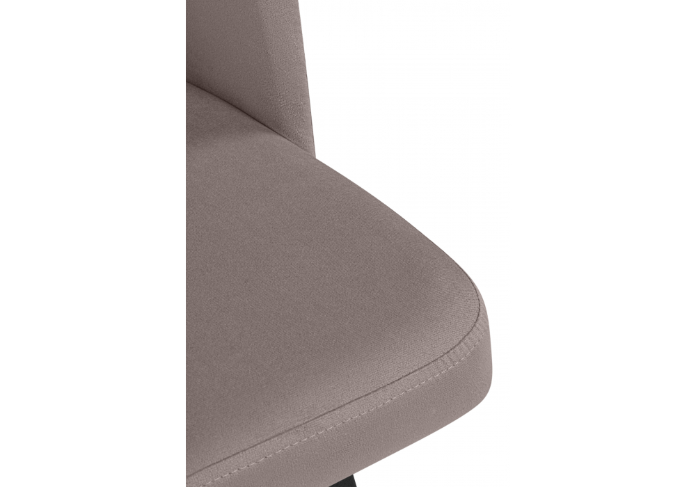 фото стул на металлокаркасе woodville курбис латте / черный 642929 | 220svet.ru