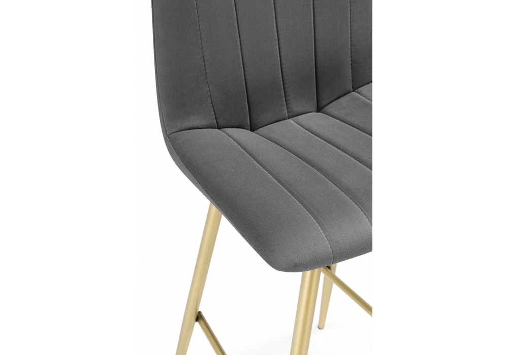 фото барный стул woodville дани мини темно-серый (zd 995) / золотой np 632311 | 220svet.ru