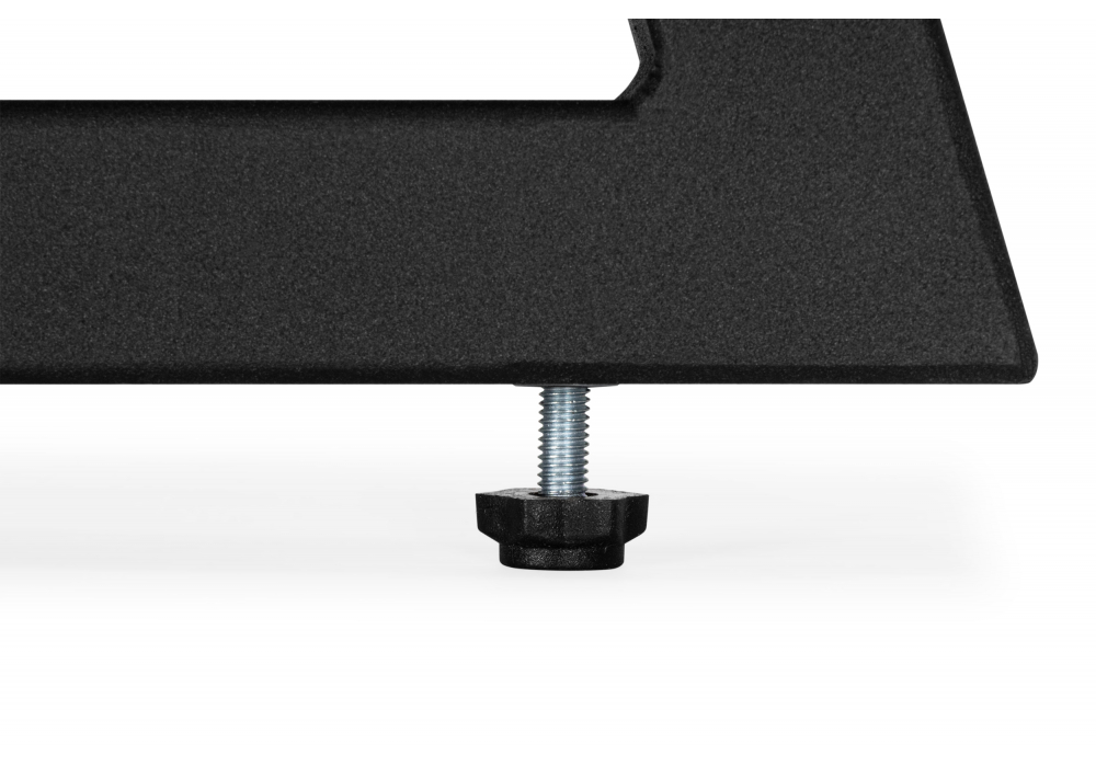 фото керамический стол раскладной woodville памелла 140(200)х80 carmen light grey / черный 625824 | 220svet.ru