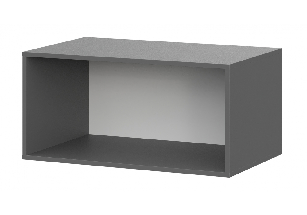 фото шкаф комплектация 1 woodville даиго с антресолью графит серый 676148 | 220svet.ru