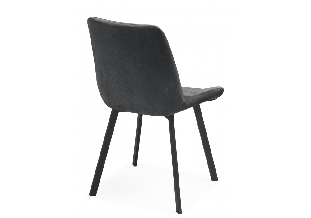 фото стул крутящийся woodville челси 360 темно-серый (zd 995) / черный 626091 | 220svet.ru