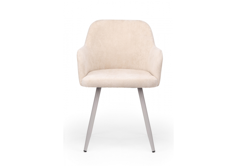 фото стул на металлокаркасе поворотный woodville инфини 360 латте (ocean 003) / серый 631772 | 220svet.ru