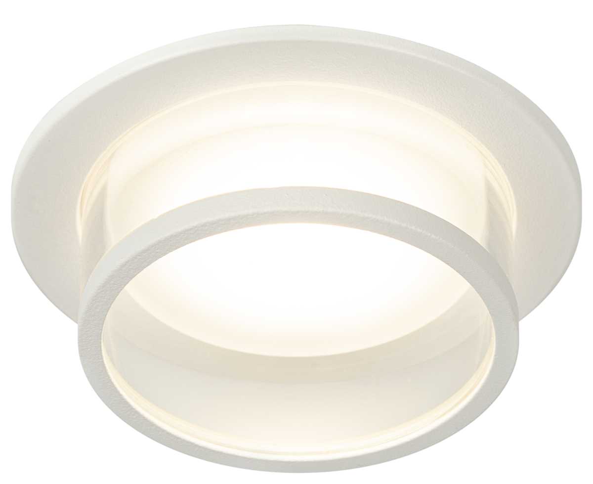 фото светильник встраиваемый декоративный эра dk99 wh под лампу mr16 gu5.3 белый б0058393 | 220svet.ru