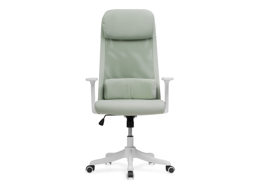 фото компьютерное кресло woodville salta light green / white 15396 | 220svet.ru