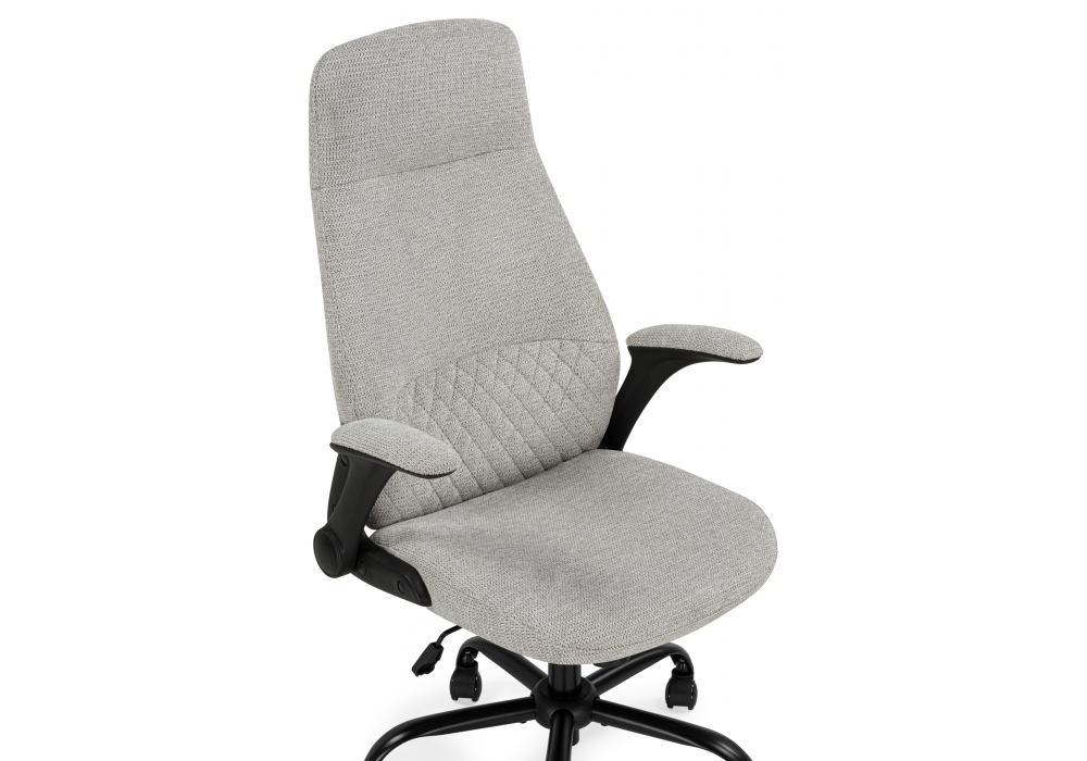 фото офисное кресло woodville gambler светло-серый / черный 15966 | 220svet.ru