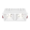Миниатюра фото встраиваемый светильник maytoni alfa led dl043-02-15w4k-d-sq-w | 220svet.ru