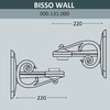 Миниатюра фото консоль для паркового фонаря fumagalli bisso wall  000.131.000.a0 | 220svet.ru