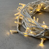 Миниатюра фото гирлянда нить 10м тепло-белая 220в 75 led провод белый каучук ip65 ltc ll75-8-2ww | 220svet.ru