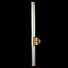 Миниатюра фото настенный светодиодный светильник crystal lux lineup ap18w led brass | 220svet.ru