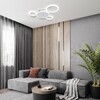 Миниатюра фото потолочная светодиодная люстра escada saturn 10268/4led white | 220svet.ru