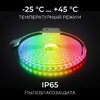Миниатюра фото комплект светодиодной влагозащищенной ленты apeyron 12w/m 60led/m 5050smd rgb 5m 10-146 | 220svet.ru