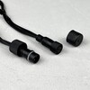 Миниатюра фото гирлянда бахрома 3,1 x 0,5 м синяя 220в, 120 led, провод черный каучук 2,3мм, ip65 ltc eco120-1-2b | 220svet.ru