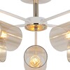 Миниатюра фото потолочная люстра illumico il8248-5cou-79 wh gd | 220svet.ru