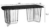 Миниатюра фото стол обеденный garda decor 33fs-1800-stol/ob-pg | 220svet.ru