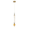 Миниатюра фото подвесной светодиодный светильник delight collection od2503-1 gold | 220svet.ru
