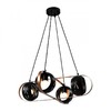 Миниатюра фото подвесная люстра imex rolf md.21744-4-p-bk+cp | 220svet.ru