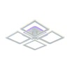 Миниатюра фото потолочная светодиодная люстра profit light 8465/4a wht | 220svet.ru