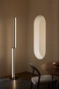 Миниатюра фото торшер светодиодный slamp modula twisted light grey/plisse | 220svet.ru