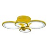 Миниатюра фото потолочная светодиодная люстра iledex a001/4 yellow | 220svet.ru