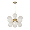 Миниатюра фото люстра на штанге loft it miracle 10130/12 white | 220svet.ru